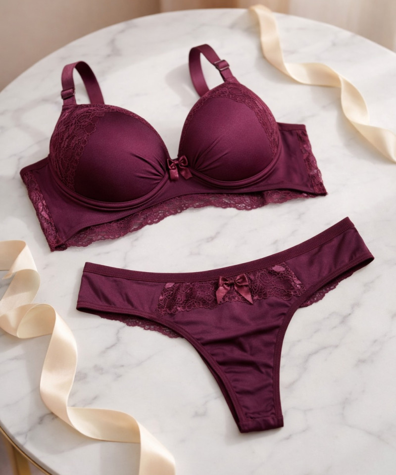 Conjunto Carla — Conjuntos de Lingerie, Conjuntos Plus Size — SKU 317368. Cor: Romance, Marinho, Rubro, Preto. Tamanho: GG, 48, 50, 52