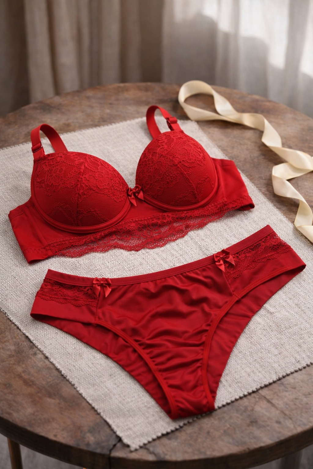 Conjunto Néia — Conjuntos de Lingerie, Conjuntos Plus Size — SKU 317217. Cor: Romance, Marinho, Rubro, Preto. Tamanho: GG, 48, 50, 52