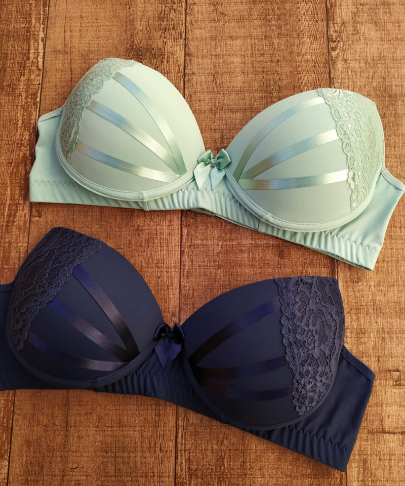 Sutiã Plus Size Simone — Leve Tudo com Desconto, Sutiãs Femininos — SKU 634168. Cor: Lilás, Romance, Teos, Marinho. Tamanho: 48, 50, 52