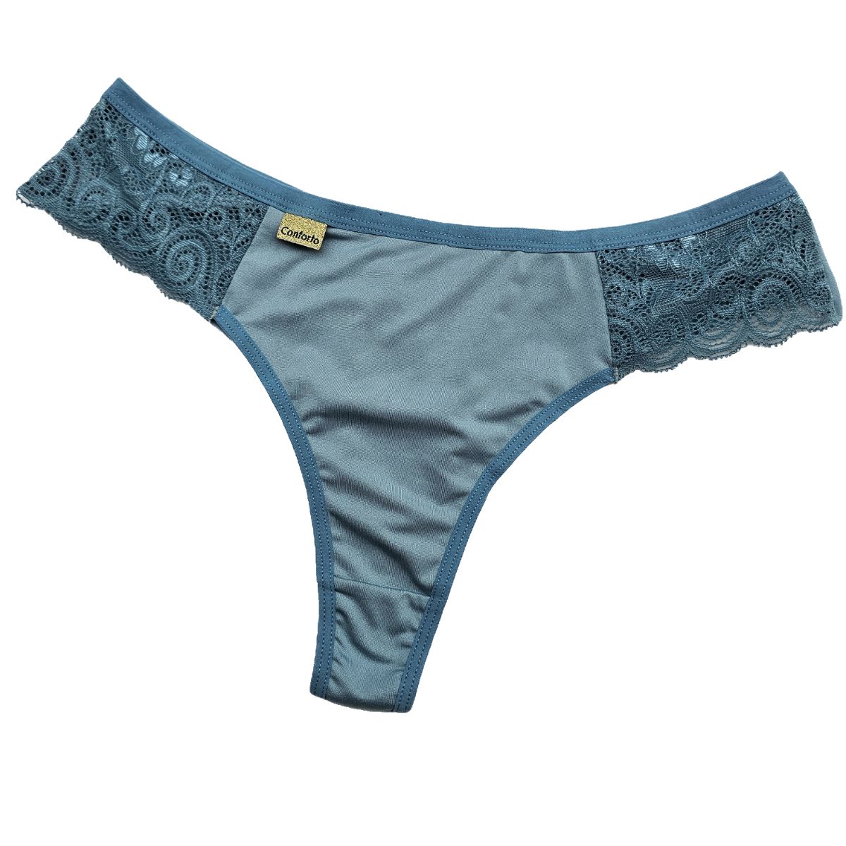 Calcinha Fio Duplo Plus – Dany — Calcinhas Femininas, Calcinhas Plus Size — SKU 485029. Cor: Lilás, Romance, Marinho, Rubro. Tamanho: 48, 50, 52