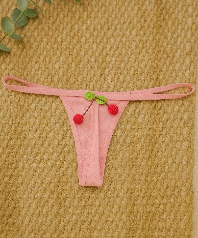 Calcinha Cereja — Calcinhas Femininas, Leve Tudo com Desconto — SKU CAL-CEREJA. Cor: Romance, Teos, Marinho, Sandia. Tamanho: M