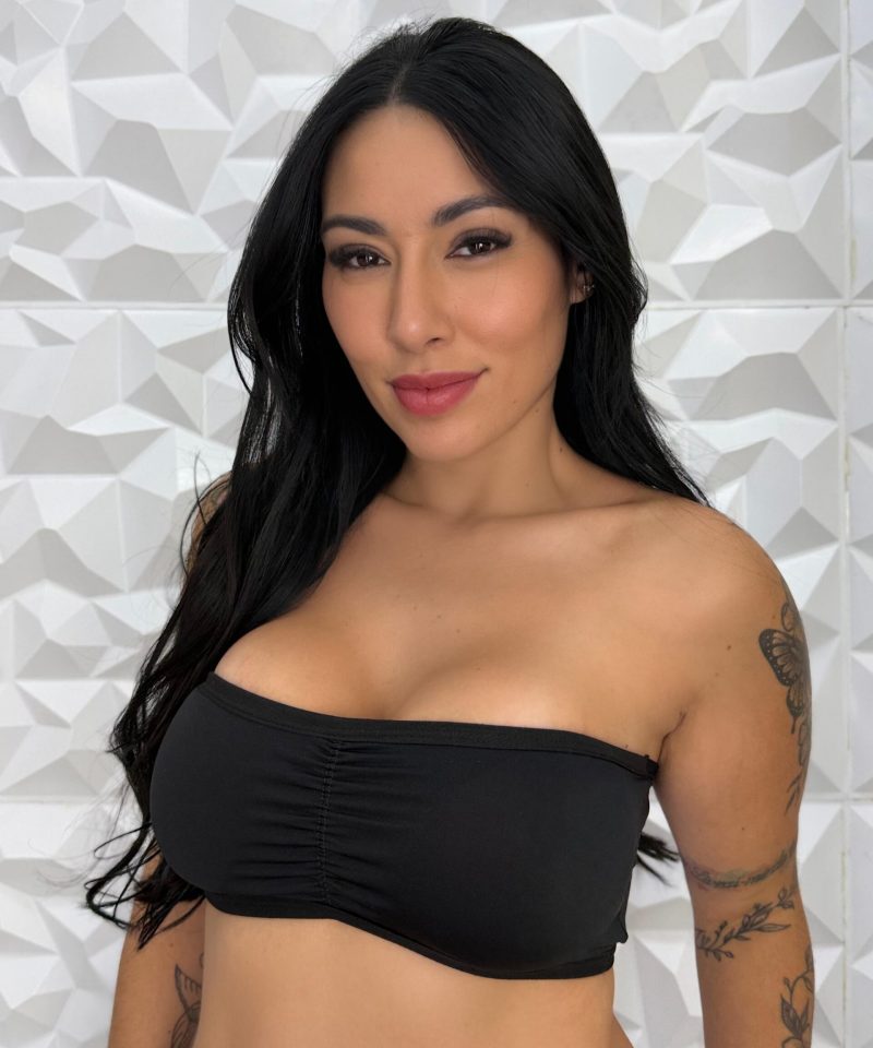 Sutiã Top Faixa — Leve Tudo com Desconto, Sutiãs Femininos — SKU TOP-FAIXA. Cor: Preto, Branco, Chocolate. Tamanho: P, M, G, GG