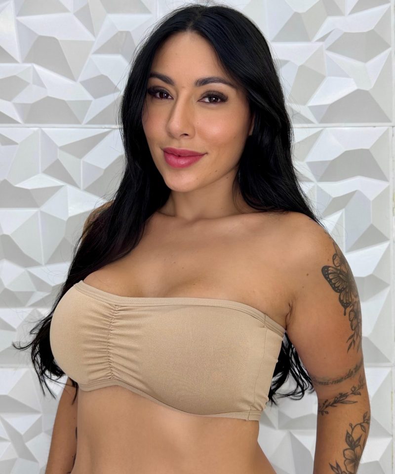 Sutiã Top Faixa — Leve Tudo com Desconto, Sutiãs Femininos — SKU TOP-FAIXA. Cor: Preto, Branco, Chocolate. Tamanho: P, M, G, GG